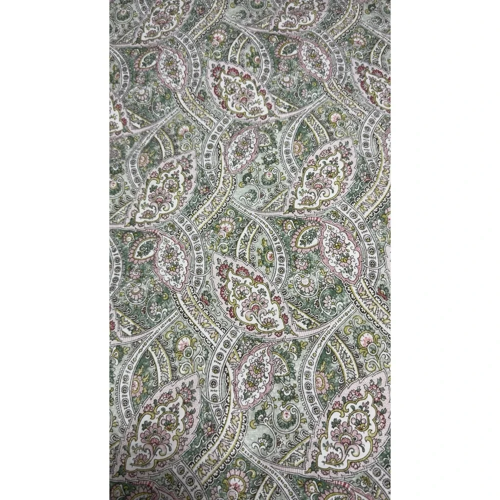 Ralph Lauren Paisley Sheet Set King Sage Floral Shabby Chic 100% Cotton Bahrain